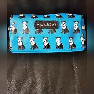 Marc Tetro Terrier Pouch Makeup Bag EUC